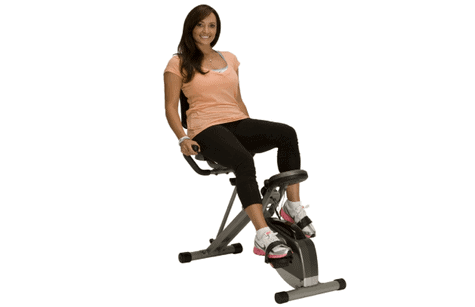 Exerpeutic 400XL Folding Recumbent Exercise Bike