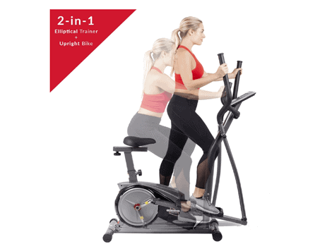 Body Champ 2-in-1 Cardio Dual Trainer Dark Gray/Black Review