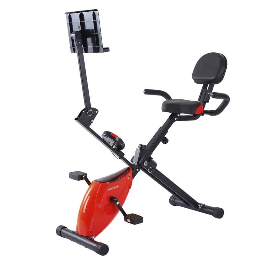 Ancheer Folding Recumbent Exercise Bike