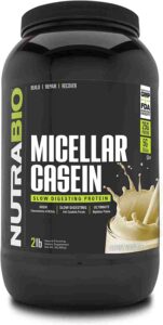 NutraBio 100 Micellar Casein Protein