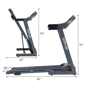 Goplus 2.25HP Folding Electric Treadmill (K1431) Review