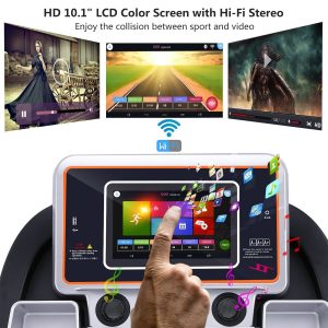 Bellar 10.1 Inch WIFI Large Color Touch Screen 3.0 HP Folding Electric Treadmill Review