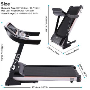 Bellar 10.1 Inch WIFI Large Color Touch Screen 3.0 HP Folding Electric Treadmill Review