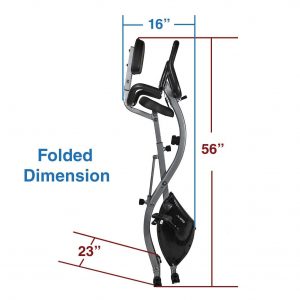 Xspec Foldable Stationary Upright Exercise Bike Review