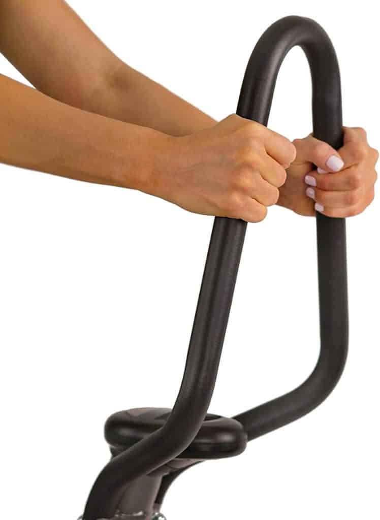 The handlebar of the Sunny Health and Fitness SF-1115 Folding Climbing Stepper