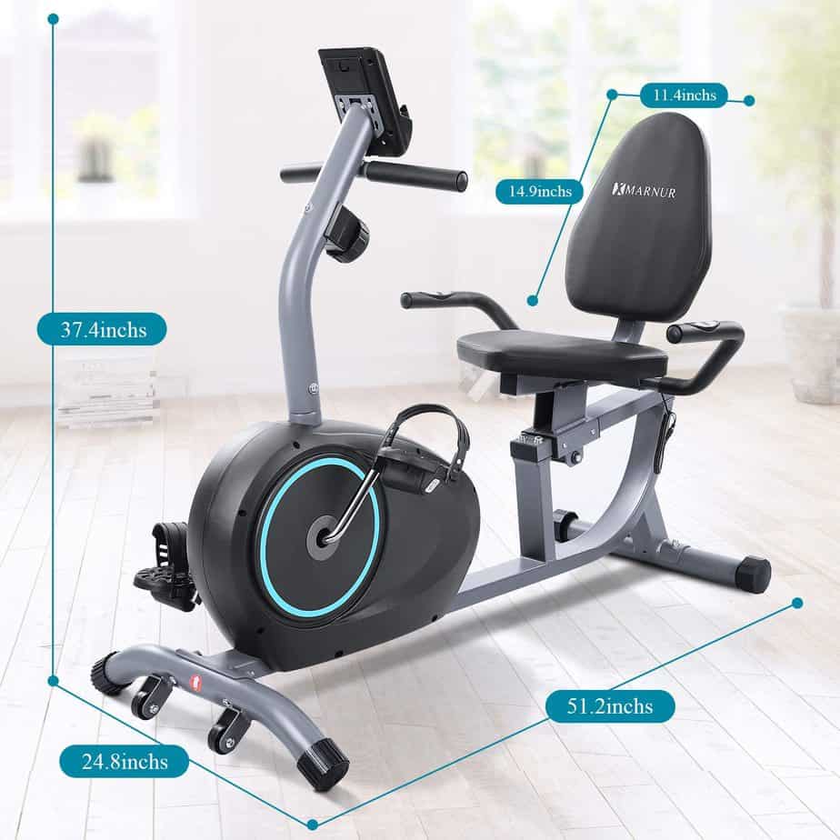 Marnur Recumbent Exercise Bike