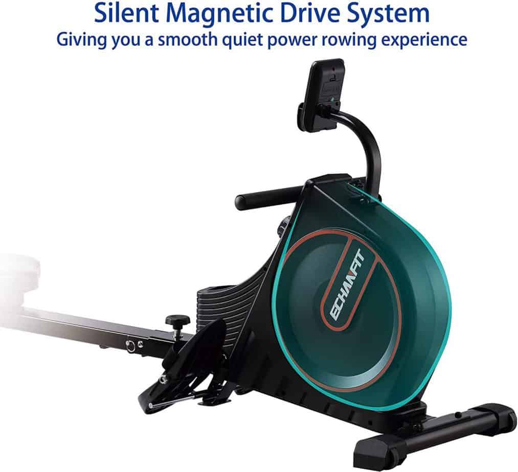 The drive of the ECHANFIT CRW 4901 Magnetic Rowing Machine 