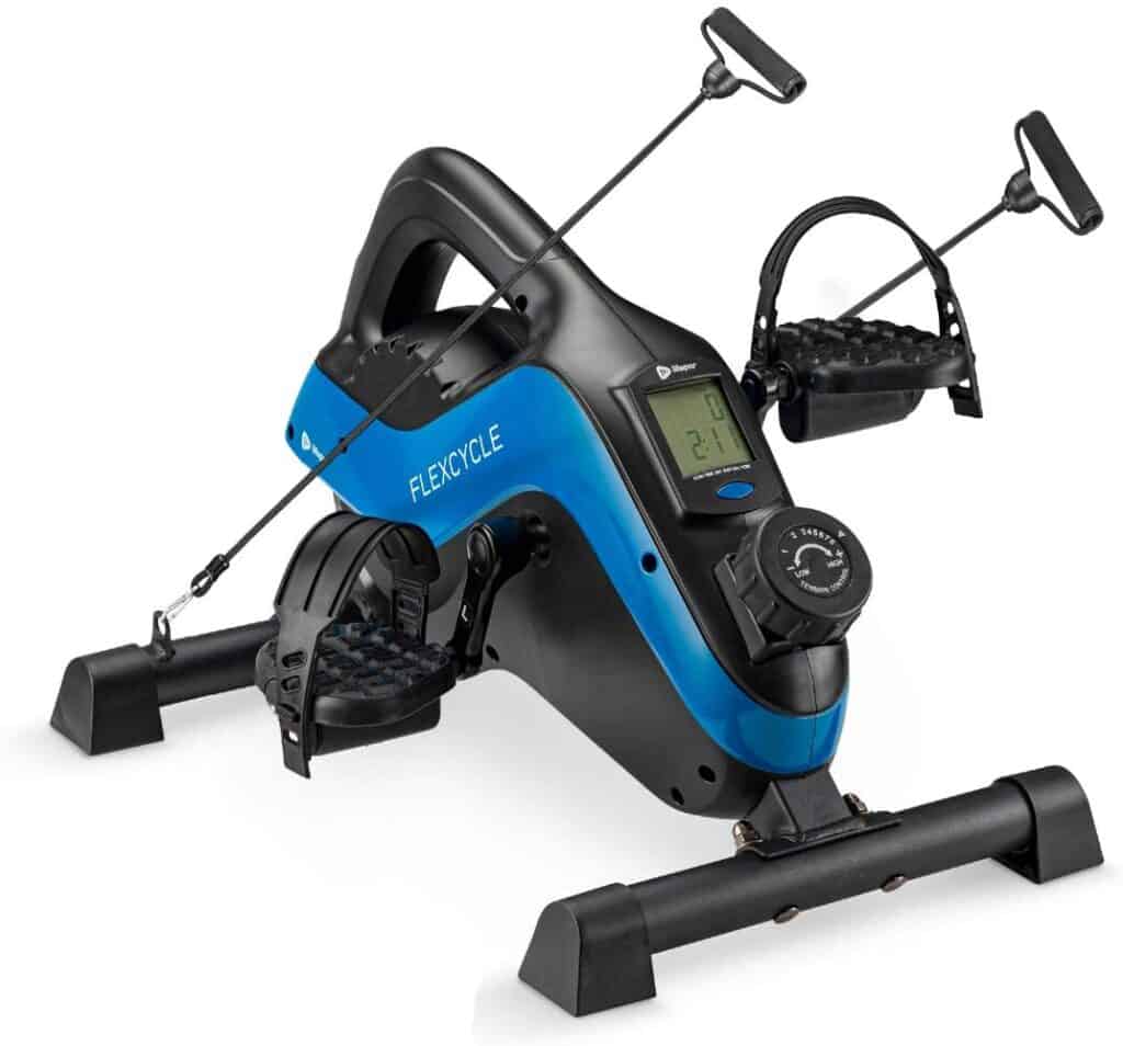 The LifePro FlexCycle Exercise Bike with resistance bands
