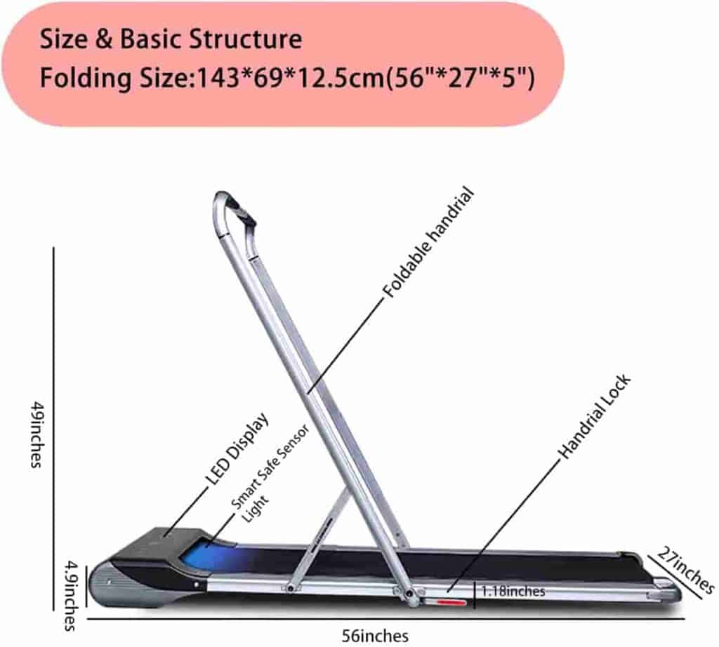 RHYTHM FUN Super Thin Air01 Folding Treadmill