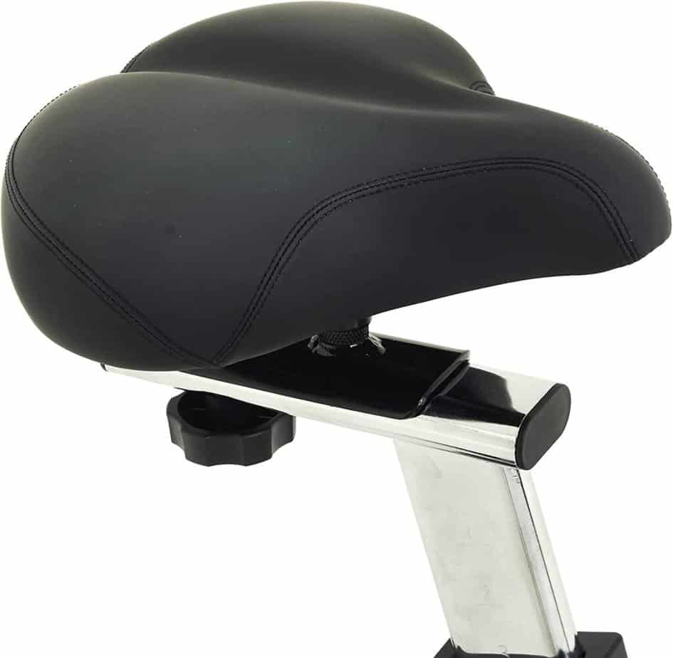 This is the seat of the Women’s Health Men’s Health Eclipse Indoor Cycling Bike 