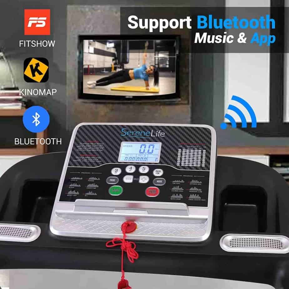 The Bluetooth enabled and workout app compatible console