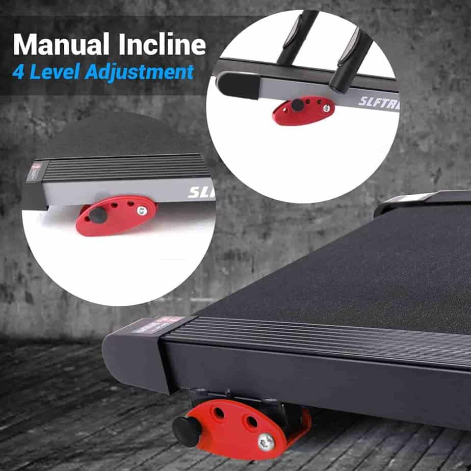The 4-level manual incline system