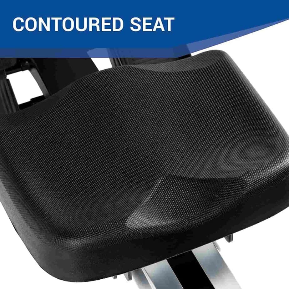 The seat of the XTERRA Fitness ERG160 Rower