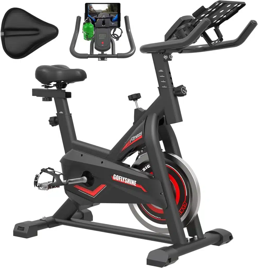 The GOFLYSHINE Indoor Cycling Exercise Bikes